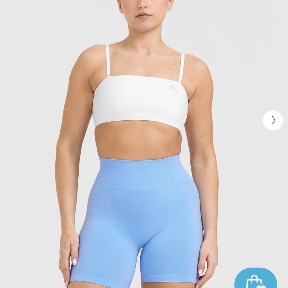 NWT EVERYDAY BANDEAU BRALETTE White M